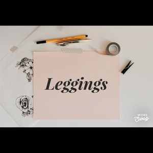Leggings Below!